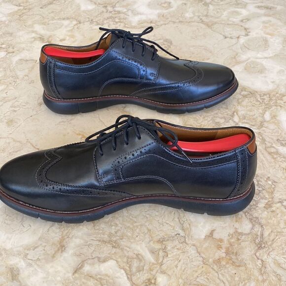 JOHNSTON & MURPHY Holden Wingtip Leather Brogues AS NEW - Picture 8 of 15
